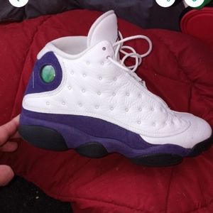 Jordan 13s lakers colorway